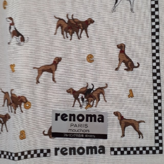 RENOMA(レノマ)のrenoma　ハンカチ メンズのファッション小物(ハンカチ/ポケットチーフ)の商品写真