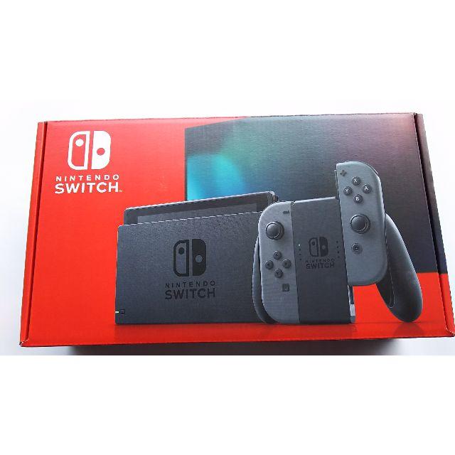 ★未開封 即発送★ Nintendo Switch 本体 グレー 新型 販売証明