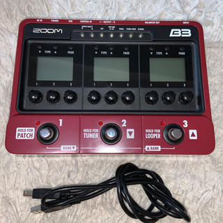 ズーム(Zoom)のZOOM B3 ベース　マルチエフェクター　中古(ベースエフェクター)