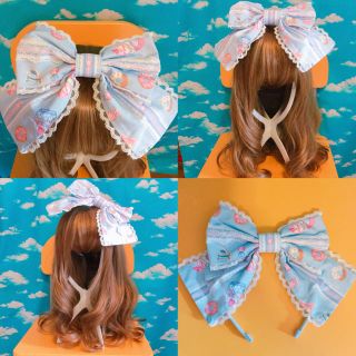 アンジェリックプリティー(Angelic Pretty)のAngelic Pretty■Whip Factoryレースカチューシャサックス(カチューシャ)