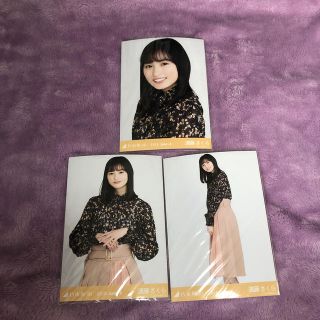 ノギザカフォーティーシックス(乃木坂46)の乃木坂46生写真　遠藤さくら　花柄トップス(女性アイドル)