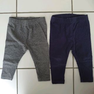 ベビーギャップ(babyGAP)の特価！ babyGAP 6-12m レギンス スパッツ 2本セット(パンツ)