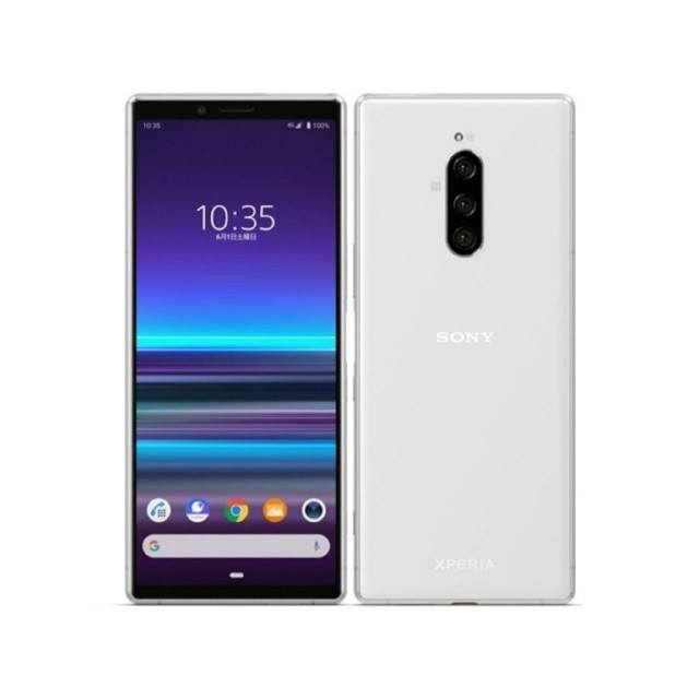 Xperia(エクスペリア)の【larkmilds05様専用】xperia1 　新品　ホワイト当日発送可!! スマホ/家電/カメラのスマートフォン/携帯電話(スマートフォン本体)の商品写真