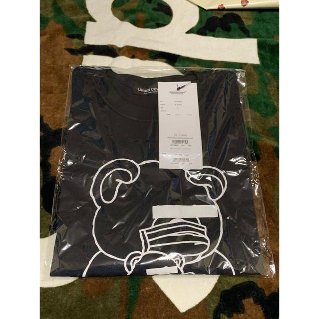 UNDERCOVER(アンダーカバー)の込み undercover mask bear Tシャツ 黒XL  メンズのトップス(Tシャツ/カットソー(半袖/袖なし))の商品写真