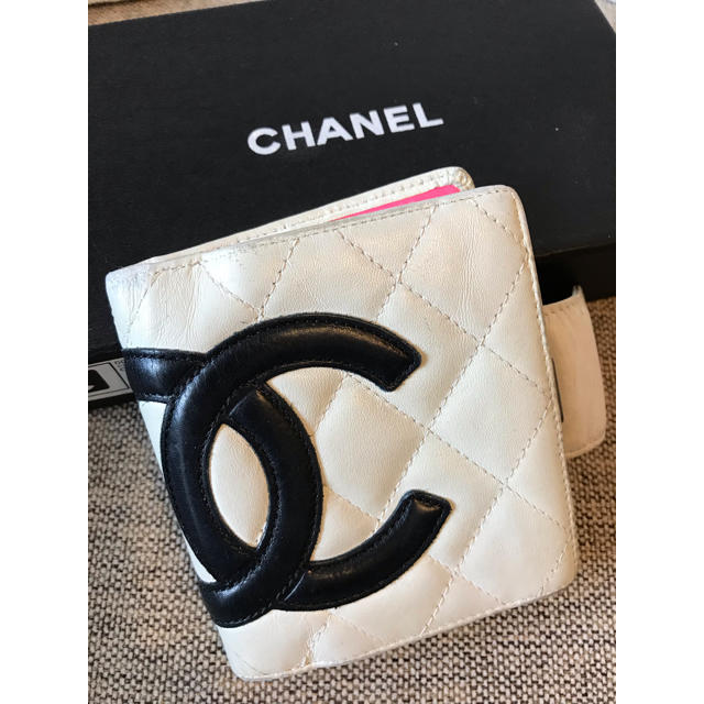 CHANEL シャネル カンボンライン 折財布