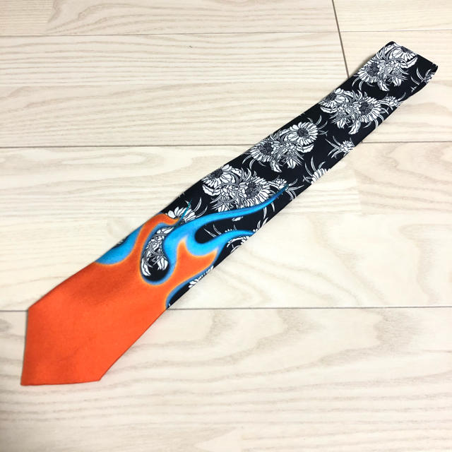 PRADA 18AW Poplin Dahlia Flame Tie ネクタイ 【お買得!】 www