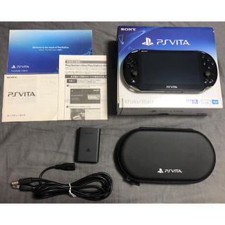 プレイステーションヴィータ(PlayStation Vita)の【美品】PlayStation Vita PCH-2000 Wi-Fiモデル(携帯用ゲーム機本体)