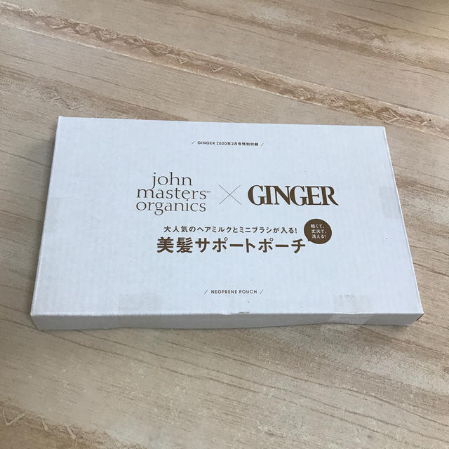 John Masters Organics(ジョンマスターオーガニック)のサポートポーチ　GINGER2020年2月付録 レディースのファッション小物(ポーチ)の商品写真