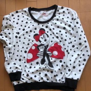 ディズニー(Disney)のミニーちゃんドット柄、パリ(Tシャツ(長袖/七分))