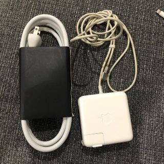 マック(Mac (Apple))のMacBook Air 純正 充電器 MagSafe2 60W(バッテリー/充電器)