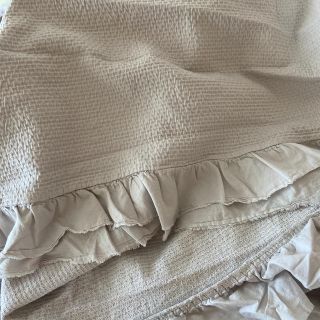 ザラホーム(ZARA HOME)の新品　ベッドカバー　ザラホーム　フリル(シーツ/カバー)