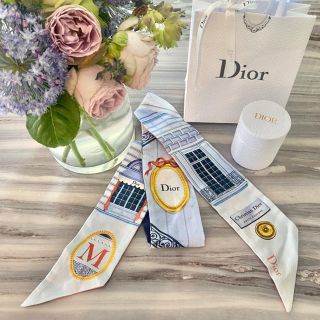 ディオール(Christian Dior) イニシャル バンダナ/スカーフ(レディース