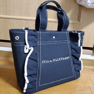 ジルバイジルスチュアート(JILL by JILLSTUART)のJILLbyJILLSTUART フリルキャンバストート(大)(トートバッグ)