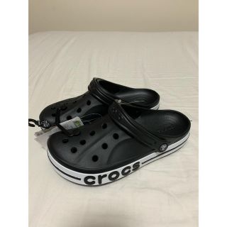 クロックス(crocs)のクロックス　バヤバンドクロッグ　27cm ブラック&ホワイト(サンダル)