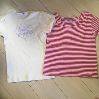 ポンポネット(pom ponette)のポンポネット 130 140 Tシャツ カットソー 2枚(Tシャツ/カットソー)