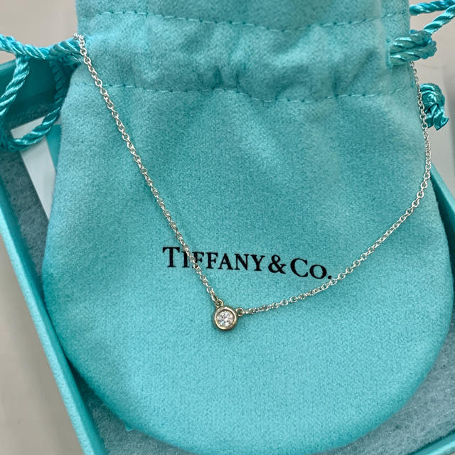 tiffanyダイヤティファニー　一粒ダイヤ　ネックレス