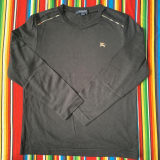 バーバリー(BURBERRY)の【ぺっぺ様専用】バーバリー  黒ロンT(Tシャツ/カットソー)