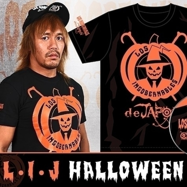 新日本プロレス L・I・J ハロウィーン Tシャツ 新品未 ロスインゴ 内藤