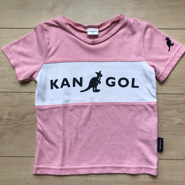 KANGOL(カンゴール)のKANGOL / ロゴ入りTシャツ　size95 キッズ/ベビー/マタニティのキッズ服女の子用(90cm~)(Tシャツ/カットソー)の商品写真