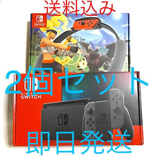 Nintendo Switch  グレー リングフィットアドベンチャー 2個