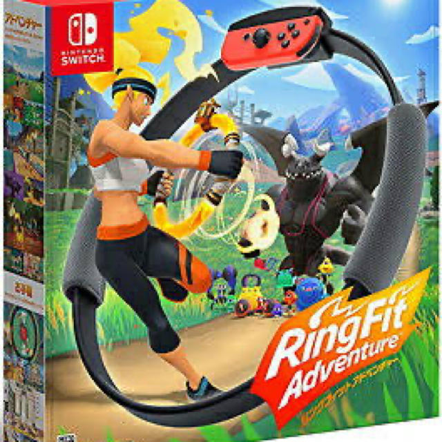 任天堂(ニンテンドウ)のリングフィットアドベンチャー エンタメ/ホビーのゲームソフト/ゲーム機本体(家庭用ゲームソフト)の商品写真