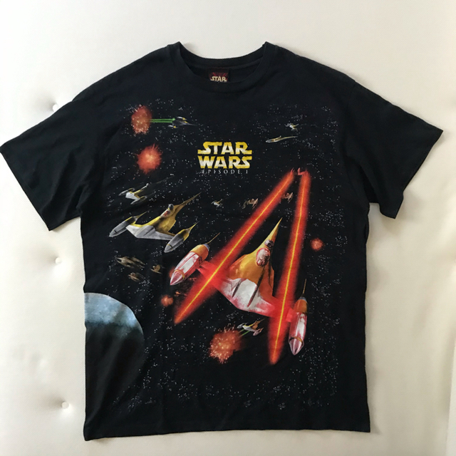 90s ヴィンテージTシャツ トラヴィススコット着用　スターウォーズエピソード1 メンズのトップス(Tシャツ/カットソー(半袖/袖なし))の商品写真