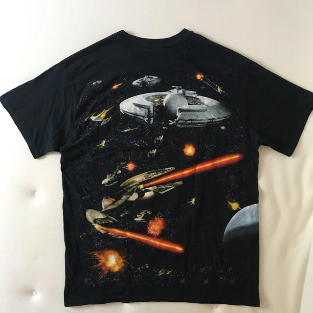 90s ヴィンテージTシャツ トラヴィススコット着用　スターウォーズエピソード1 メンズのトップス(Tシャツ/カットソー(半袖/袖なし))の商品写真