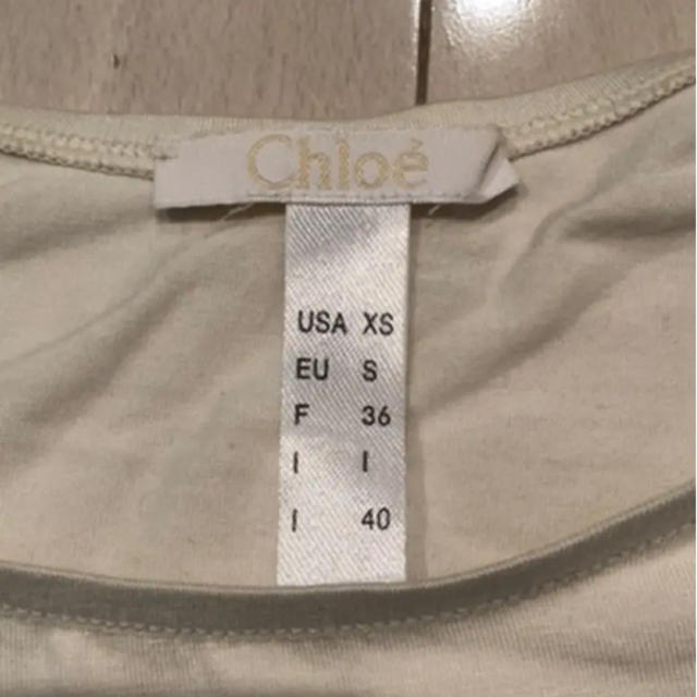 Chloe(クロエ)のChloe Tシャツ レディースのトップス(Tシャツ(半袖/袖なし))の商品写真