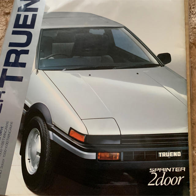 AE 86 昭和59年印刷スプリンター トレノ カタログ AE 86 昭和59年印刷スプリンター トレノ カタログ