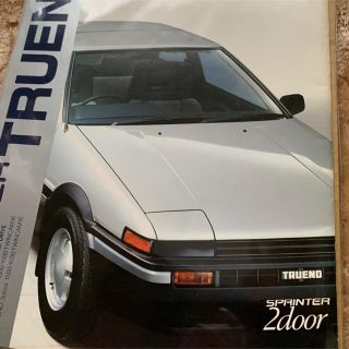 トヨタ(トヨタ)のAE 86 昭和59年印刷スプリンター　トレノ　カタログ　(カタログ/マニュアル)