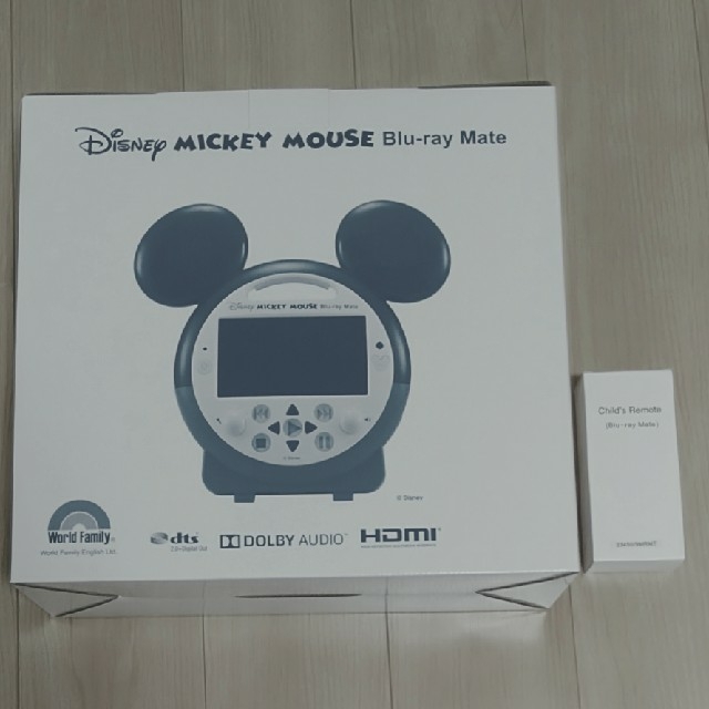 Disney(ディズニー)の未開封ミッキーメイト　リモコン付 スマホ/家電/カメラのテレビ/映像機器(DVDプレーヤー)の商品写真