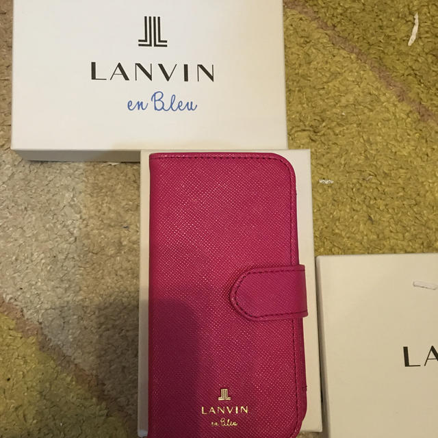 LANVIN en Bleu(ランバンオンブルー)のランバンオンブルー   札幌大丸限定iPhoneケース♪ スマホ/家電/カメラのスマホアクセサリー(iPhoneケース)の商品写真