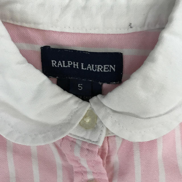 Ralph Lauren(ラルフローレン)のラルフローレン♡シャツワンピ キッズ/ベビー/マタニティのキッズ服女の子用(90cm~)(ワンピース)の商品写真