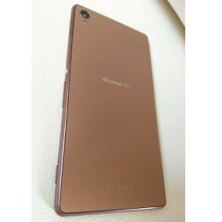 エクスペリア(Xperia)のXperiaZ3 copper カッパー docomo 美品 本体 SO-01G(スマートフォン本体)