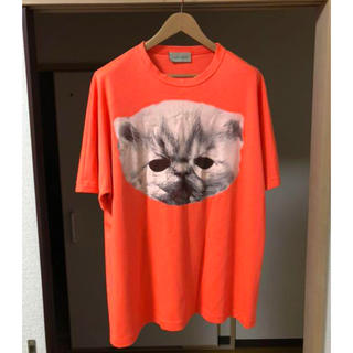 ジェレミースコット(JEREMY SCOTT)のSHAUN SAMSON ショーンサムソン 猫 Tシャツ L(Tシャツ/カットソー(半袖/袖なし))