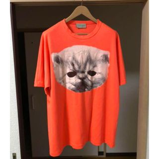 ジェレミースコット(JEREMY SCOTT)のSHAUN SAMSON ショーンサムソン 猫 Tシャツ L(Tシャツ/カットソー(半袖/袖なし))