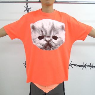 JEREMY SCOTT - SHAUN SAMSON ショーンサムソン 猫 Tシャツ L ...