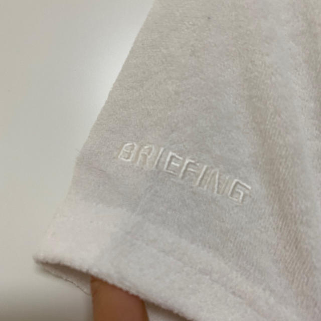 BRIEFING(ブリーフィング)の【美品】BREFING パイル地ポロシャツ　Sサイズ スポーツ/アウトドアのゴルフ(ウエア)の商品写真