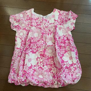 ユニクロ(UNIQLO)のUNIQLO kids 花柄ブラウス(ブラウス)