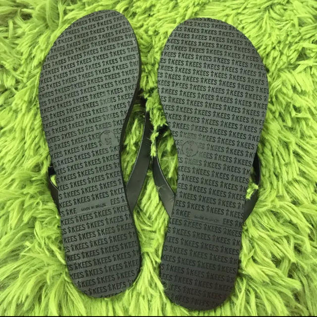 未使用 TKEES ティキース サンダル 黒 24㎝ 3