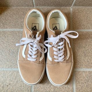 ヴァンズ(VANS)のVANS OLDSKOOL ベージュ 23.5cm(スニーカー)