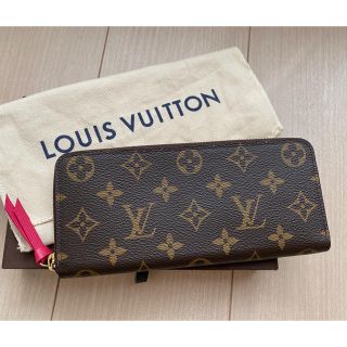 ルイヴィトン(LOUIS VUITTON)の試し入れのみ★ルイヴィトン　ポルトフォイユ　クレマンス（ホットピンク）正規品(財布)