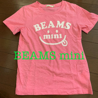 コドモビームス(こどもビームス)のBEAMS mini スマイルTシャツ　ピンク(Tシャツ/カットソー)
