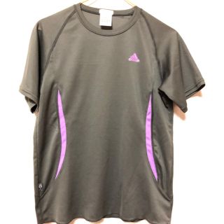 アディダス(adidas)のアディダス　Tシャツ　チャコールグレー(Tシャツ(半袖/袖なし))