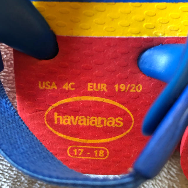 havaianas(ハワイアナス)のハワイアナス　ベビー　ビーチサンダル　スーパーマン レディースの靴/シューズ(ビーチサンダル)の商品写真