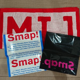 スマップ(SMAP)のSMAP LIVEバスタオル ショッピングバッグ(アイドルグッズ)