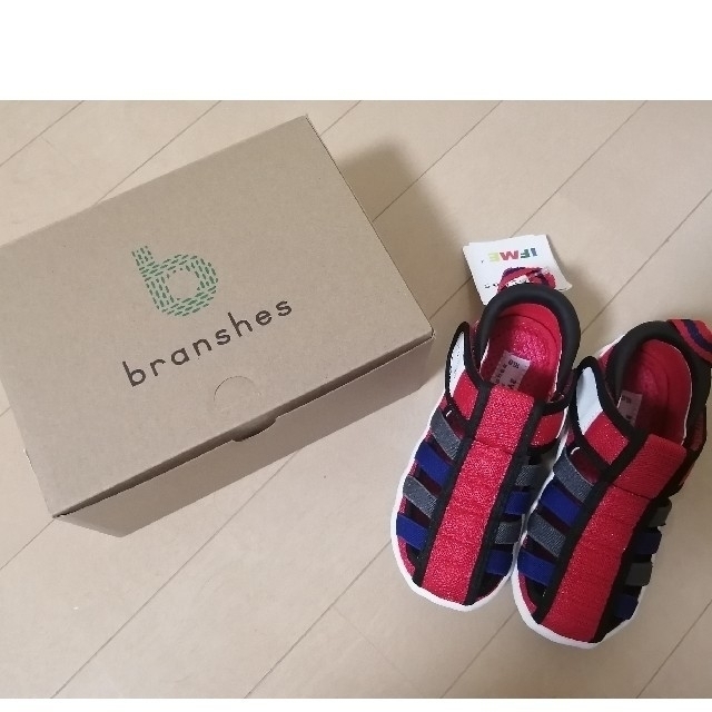 Branshes(ブランシェス)の♥新品未使用♥サンダル☆branshes×IFME キッズ/ベビー/マタニティのキッズ靴/シューズ(15cm~)(サンダル)の商品写真