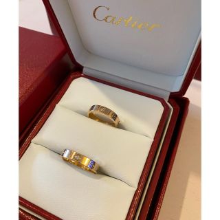 カルティエ(Cartier)のカルティエ　ラブリング　ペアリング(リング(指輪))