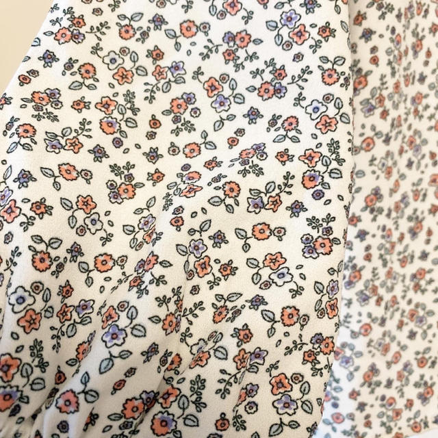 ZARA(ザラ)の【sale】小花柄 フリル トップス ブラウス 韓国ファッション レディースのトップス(シャツ/ブラウス(長袖/七分))の商品写真