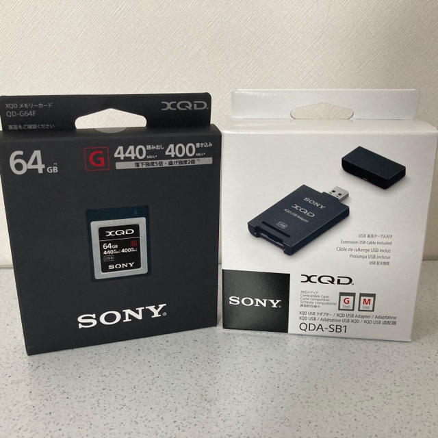 再入荷送料無料 XQDカードSONY 64GBとSONYXQDカードリーダー その他